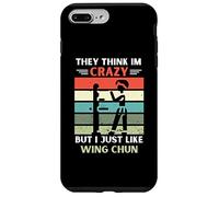 Vintage, Ils pensent Que Je suis Fou, mais J'aime Juste Les Amateurs de Wing Chun Coque pour iPhone 7 Plus/8 Plus