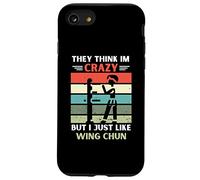 Vintage, Ils pensent Que Je suis Fou, mais J'aime Juste Les Amateurs de Wing Chun Coque pour iPhone SE (2020) / 7/8