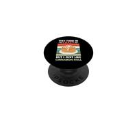 Vintage, Ils pensent Que Je suis Fou, mais J'aime Juste Les brioches à la Cannelle PopSockets PopGrip Adhésif