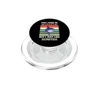 Vintage, Ils pensent Que Je suis Fou, mais J'aime Juste Sunfish Lover PopSockets PopGrip pour MagSafe