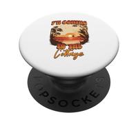 Vintage I'm Coming to The Cottage Paysage Scenic Nature PopSockets PopGrip Adhésif