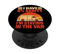 Vintage I'm Staying in Tha Van Phasmophobia Man's Women's PopSockets PopGrip Adhésif