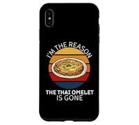 Vintage I'm The Reason Thai Omelette is Gone Food Lover Coque pour iPhone XS Max