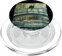 Vintage Impressionnist Feline Toilettage French Fine Art Floral PopSockets PopGrip pour MagSafe