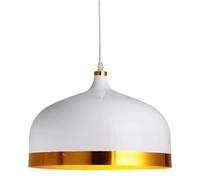 Vintage Industrial Style Aluminum Hanging Lamp, Flush Mount Ceiling Lighting Fixtures, Nordic Personality Chandelier, Decorative Pendant Light for Restaurant, Office, Kitchen(White)