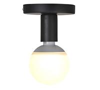 Vintage Industriel Plafonnier Support de Base, Douille pour Ampoule E27 LED, Porte-lampe E27 Base en métal, Support Douille E27 Murale, Douille E27 pour Lampe de Couloir/Plafond/Balcon