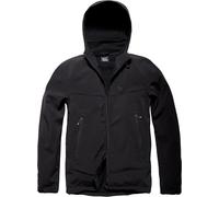 Vintage Industries Alford, veste textile imperméable S Noir Noir