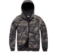 Vintage Industries Ashore Camo, veste textile imperméable L Marron Foncé/Noir/Beige Foncé Marron Foncé/Noir/Beige Foncé