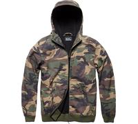 Vintage Industries Ashore Camo, veste textile imperméable XXL Marron/Olive/Beige Marron/Olive/Beige