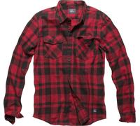 Vintage Industries Austin, chemise S Rouge/Noir Rouge/Noir