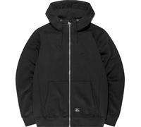 Vintage Industries Basing, sweat à capuche zippé M Noir Noir