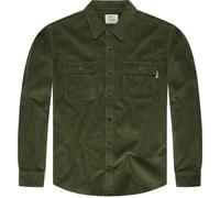 Vintage Industries Brix Chemise, Vert foncé, Taille S