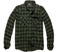 Vintage Industries chemise à carreaux Harley Shirt Green Check - Harley XL