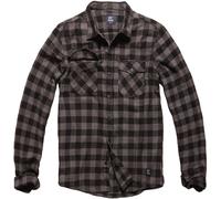 Vintage Industries Chemise à carreaux Harley Shirt Grey Check M