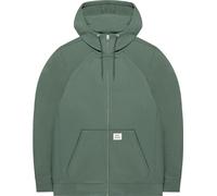 Vintage Industries Cruz, sweat à capuche zippé S Vert Foncé Vert Foncé
