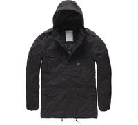 Vintage Industries Darren Parka Veste, noir, taille M pour homme