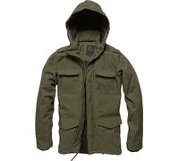 Vintage Industries Darren Parka, veste textile imperméable L Olive Olive