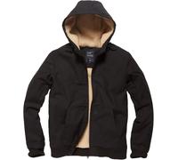 Vintage Industries Veste d’hiver 'Datton' noir / blanc cassé, Taille XXL