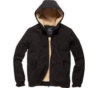 Vintage Industries Datton, veste textile imperméable M Noir Noir