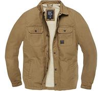 Vintage Industries Dean Sherpa Homme Veste mi-saison noir 100% Coton