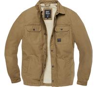 Vintage Industries Dean Sherpa, veste textile imperméable 3XL Marron Marron