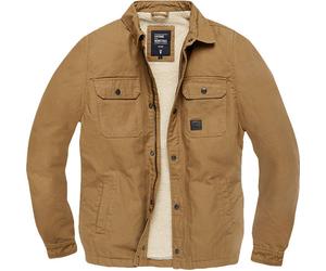 Vintage Industries Dean Sherpa, veste en textile M Marron Marron