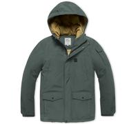 Vintage Industries Gavyn Parka, veste textile imperméable XL Gris Gris