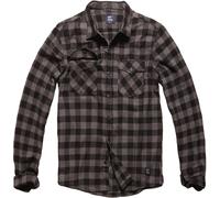 Harley shirt Grey check L Gris/Noir Gris/Noir