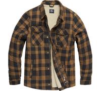 Vintage Industries Craft Sherpa, chemise/veste textile S Jaune/Noir Jaune/Noir