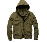 Vintage Industries Hudson, veste en textile M Olive Olive