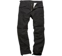 Vintage Industries M65 Heavy Satin Jeans/Pantalons, noir, Taille M