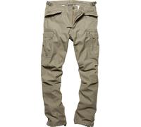 Vintage Industries M65 Heavy Satin Jeans/Pantalons, olive, Taille XS
