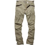 Vintage Industries M65 Heavy Satin, pantalon cargo S Olive Olive