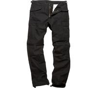 Vintage Industries M65 Heavy Satin, pantalon cargo XXL Noir Noir