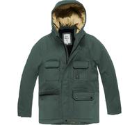 Vintage Industries Miles, veste textile imperméable L Gris Gris