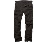 Vintage Industries Militär Pantalon Cargo Bdu Pants Black M
