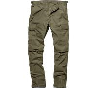 Vintage Industries Militär Pantalon Cargo Bdu Pants Olive L