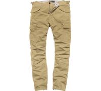 Vintage Industries Miller M65, pantalon cargo W34 Beige Foncé Beige Foncé