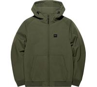 Vintage Industries Omega, veste textile imperméable XL Vert Foncé Vert Foncé