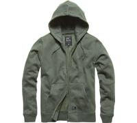 Vintage Industries Redstone Sweat à capuche zippé, Gris foncé, Taille S