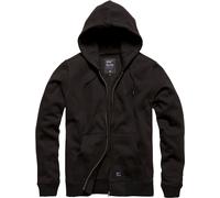 Vintage Industries Redstone, sweat à capuche zippé M Noir Noir