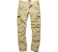 Vintage Industries Reef, pantalon cargo M Beige Foncé Beige Foncé