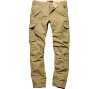 Vintage Industries Reef, pantalon cargo M Marron Clair Marron Clair