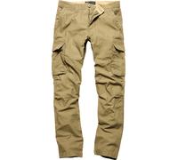 Vintage Industries Reef, pantalon cargo XL Marron Clair Marron Clair