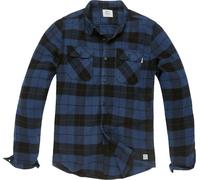 Vintage Industries Sem, chemise L Bleu Foncé/Noir Bleu Foncé/Noir