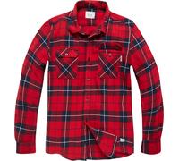 Vintage Industries Sem, chemise L Rouge/Noir Rouge/Noir