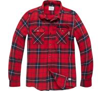 Vintage Industries Sem Flannel Chemise, Rouge, Taille M