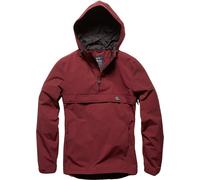 Vintage Industries Shooter anorak, Rouge bordeaux, Taille L