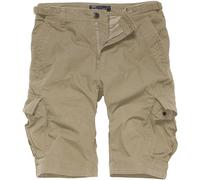 Vintage Industries Short Terrance Homme Cargo Bas Coton Dark Khaki