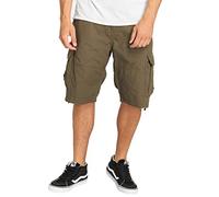 Vintage Industries Short Terrance Homme Short Kaki M 100% Coton